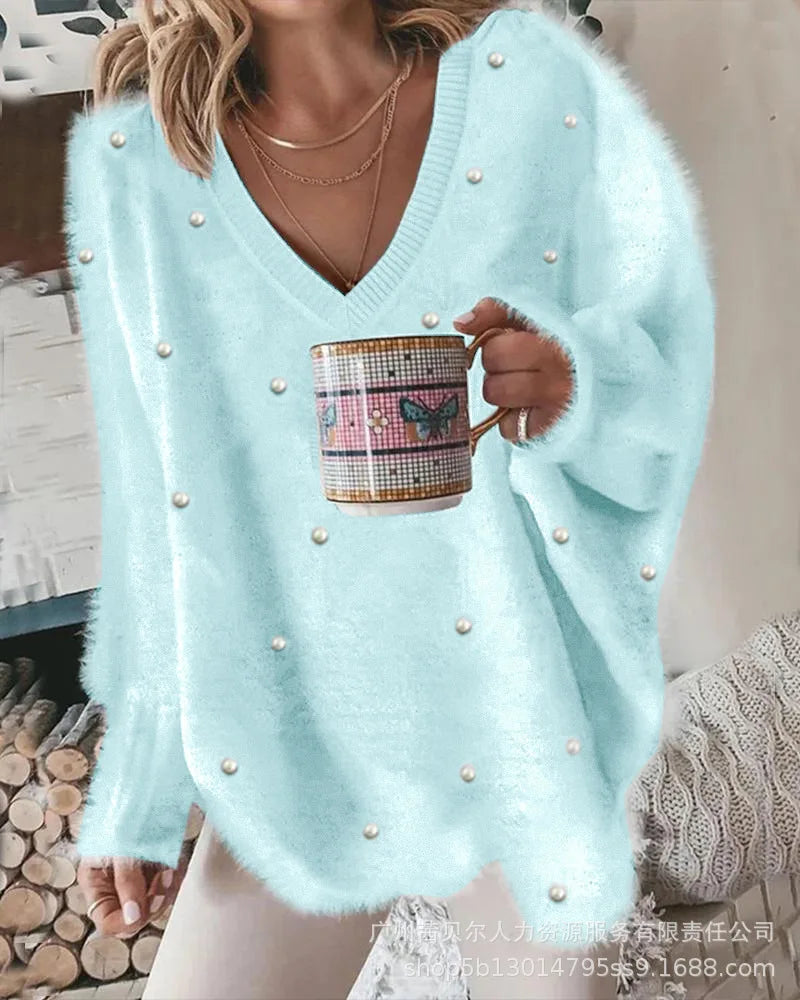 Slim Hollow Round Neck Sweater - 2023 Autumn/Winter Collection