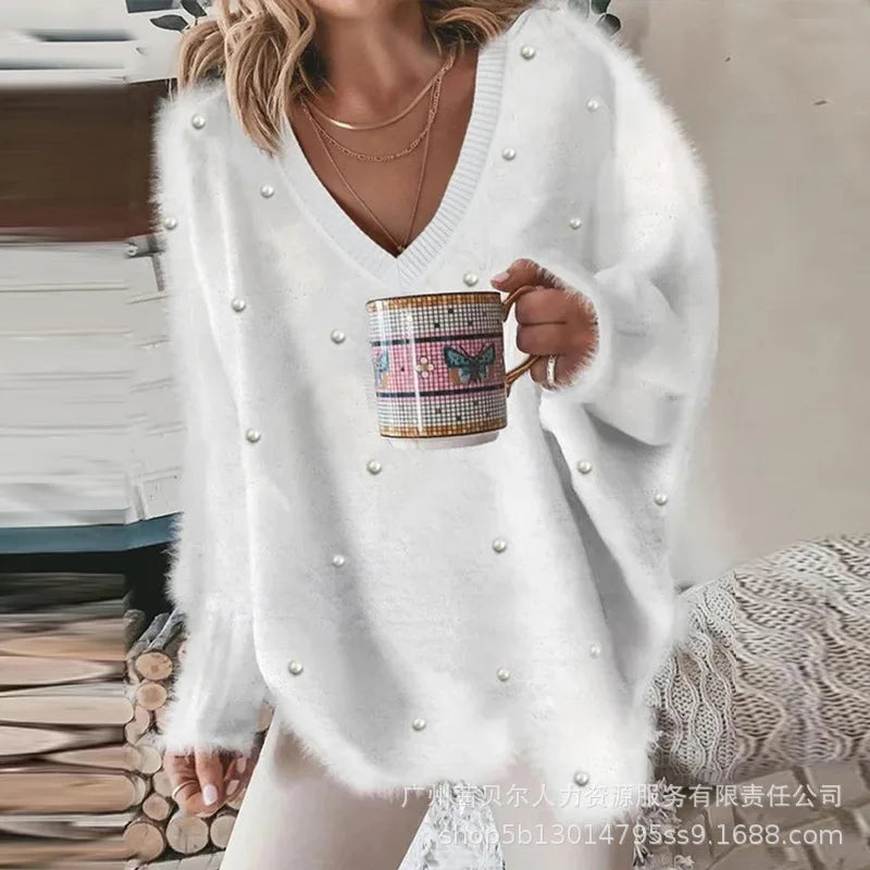 Slim Hollow Round Neck Sweater - 2023 Autumn/Winter Collection